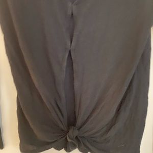 Lululemon long sleeve tie/cut out back